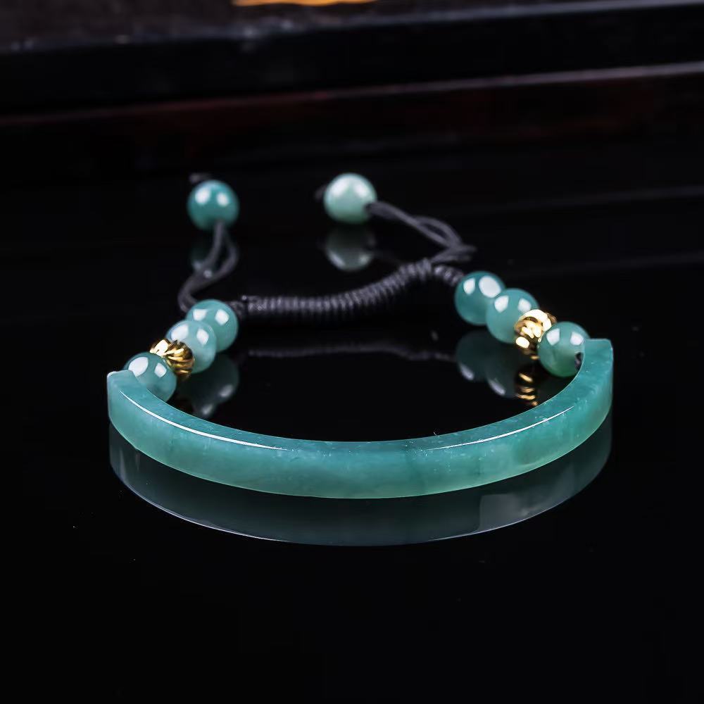 Cocktail Shaker Set - Myanmar jadeite pulseira acessórios esculpidos pedra