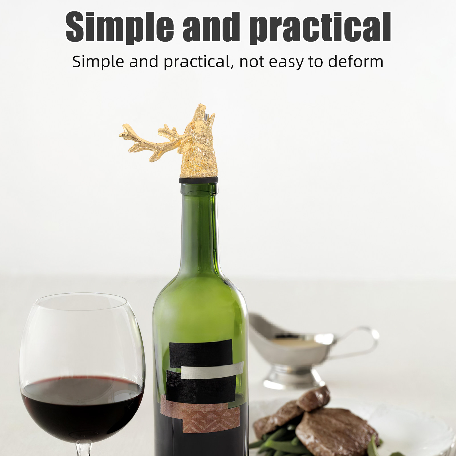 Wine Aerator Pour - Bico Dosador de Vinho em Liga