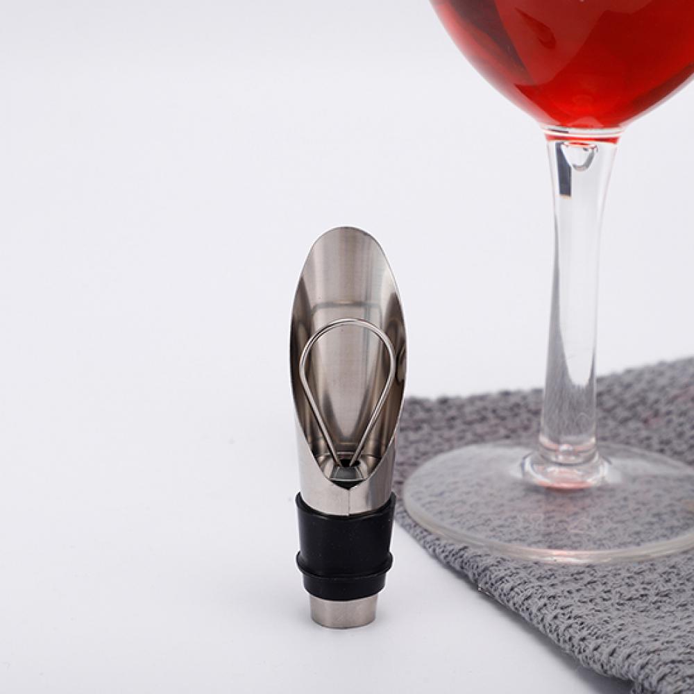 Wine Aerator Pour - Clássico Aço Inoxidável Garrafa Pourers, Licor